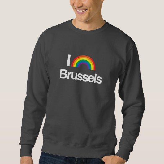 BRUSSEL - IK HOOP VAN PRIDE -.png Trui (Voorkant)