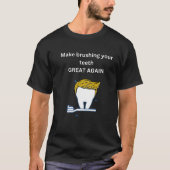 BRUSSEL JE TEETH NOGMAALS GROOT T-SHIRT (Voorkant)