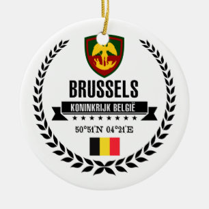 Brussel Keramisch Ornament