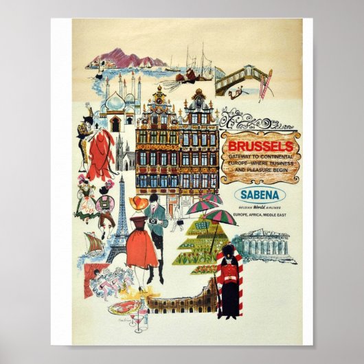 BRUSSEL POSTER (Voorkant)