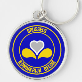 Brussel Ronde Embleem Sleutelhanger
