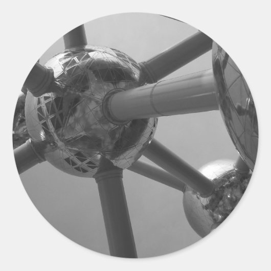 Brussel Ronde Sticker (Voorkant)