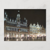 Brussel 's nachts, België Briefkaart (Voorkant)