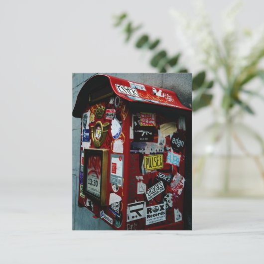 Brussel: Selectiekader of postvak? Briefkaart (Staand voorkant)