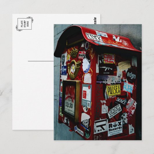 Brussel: Selectiekader of postvak? Briefkaart (Voorkant / Achterkant)