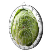 Brussel Sprout Grappige Kerst Dartbord (Voorkant Rechts)