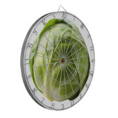 Brussel Sprout Grappige Kerst Dartbord (Voorkant Links)