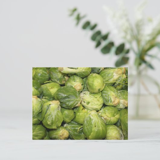 Brussel Sprouts Briefkaart (Staand voorkant)