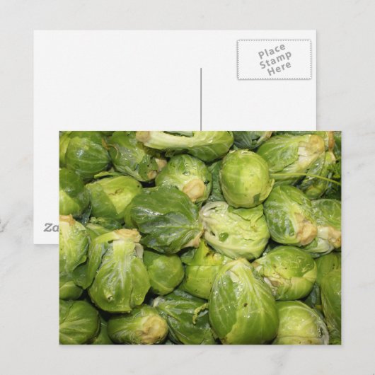 Brussel Sprouts Briefkaart (Voorkant / Achterkant)