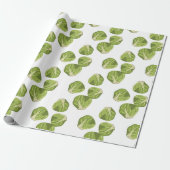 Brussel Sprouts Cadeaupapier (Uitgerold)