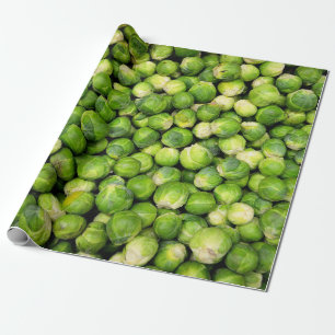 Brussel Sprouts Green Vegetable Fun Cadeaupapier