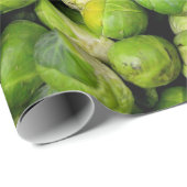 Brussel Sprouts Green Vegetable Fun Cadeaupapier (Rol Hoek)
