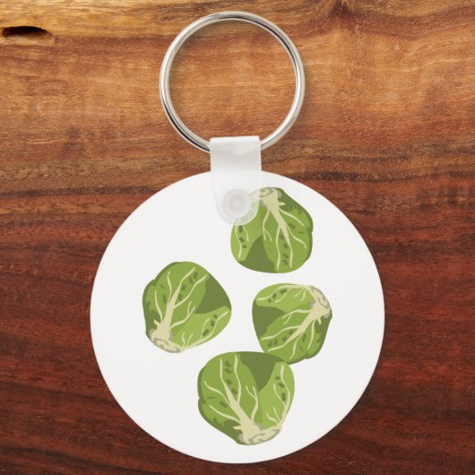 Brussel Sprouts Sleutelhanger (Voorkant)