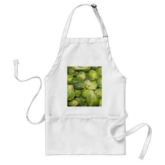 Brussel Sprouts Standaard Schort (Voorkant)