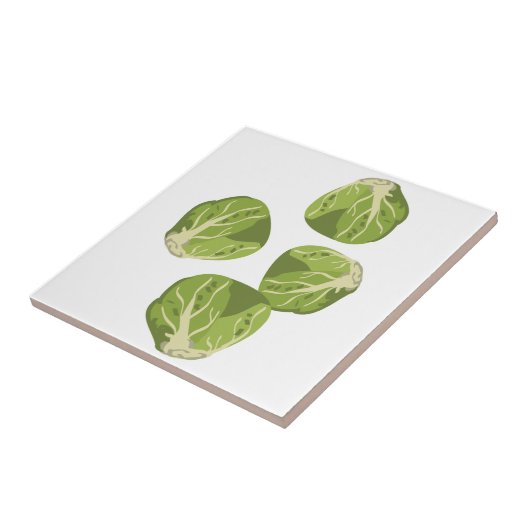 Brussel Sprouts Tegeltje (Zijkant)