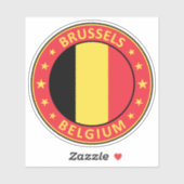 Brussel Sticker (Vel)