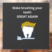 BRUSSEL UW TEETH OPNIEUW IN T-Shirt Raamsticker (Vel 2)