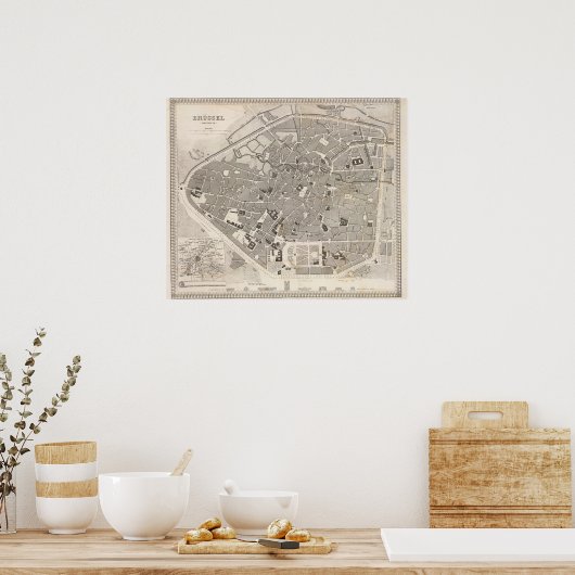 Brussels and Belgium Poster (Keuken)