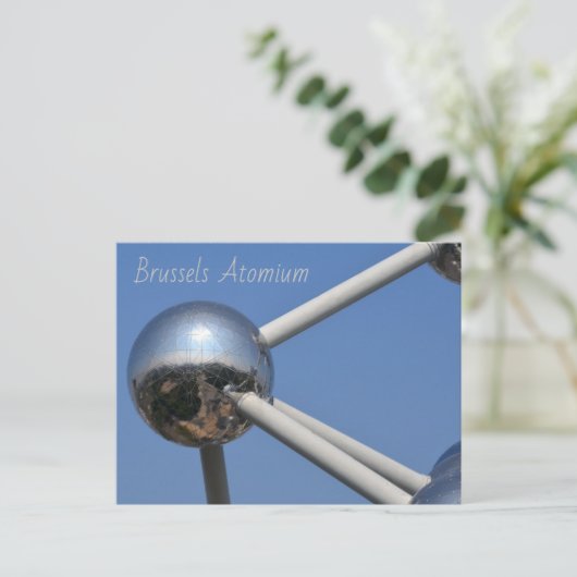 Brussels atomium Briefkaart (Staand voorkant)
