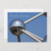 Brussels atomium Briefkaart (Voorkant / Achterkant)