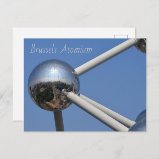 Brussels atomium Briefkaart (Voorkant / Achterkant)