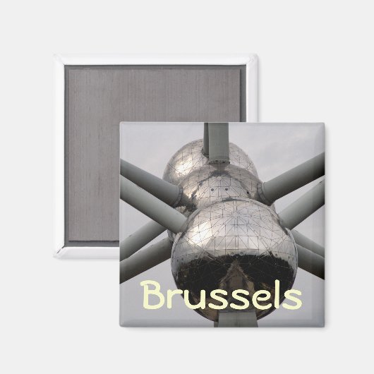 Brussels Atomium Magneet (Voorkant / Achterkant)