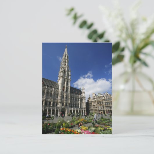 brussels belgië briefkaart (Staand voorkant)