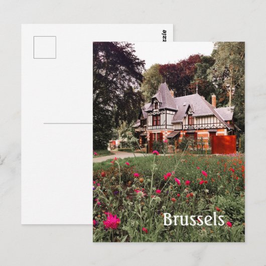 Brussels België foto Briefkaart (Voorkant / Achterkant)