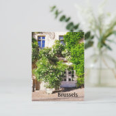 Brussels België straatfoto Briefkaart (Staand voorkant)
