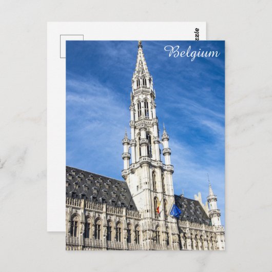 Brussels Belgium Grand Place Travel Photo Briefkaart (Voorkant / Achterkant)