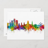 Brussels Belgium Skyline Briefkaart (Voorkant / Achterkant)