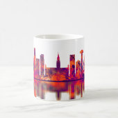 Brussels Belgium Skyline Koffiemok (Center)