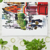 Brussels City Theedoek (Gevouwen)