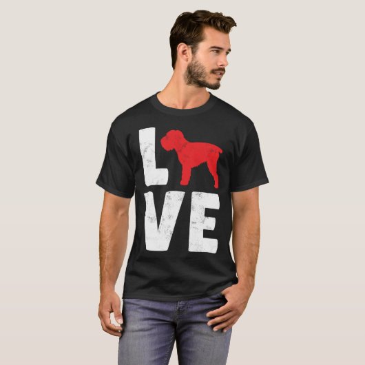 Brussels Griffon  2 T-shirt (Voorkant volledig)