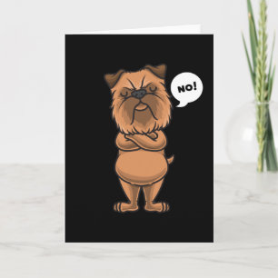 Brussels Griffon Brussel-Dog Gift Kaart