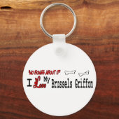 Brussels Griffon Cadeaus Sleutelhanger (Voorkant)