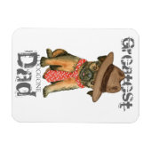 Brussels Griffon Dad Magnet Magneet (Horizontaal)