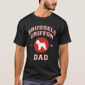 Brussels Griffon Dad T-shirt (Voorkant)