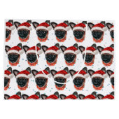 Brussels Griffon Dog Breed Christmas Groot Cadeauzakje (Achterkant)