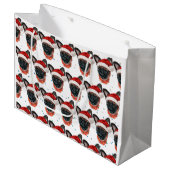 Brussels Griffon Dog Breed Christmas Groot Cadeauzakje (Voorkant Gekanteld)