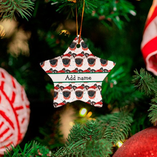 Brussels Griffon Dog Breed Christmas Keramisch Ornament