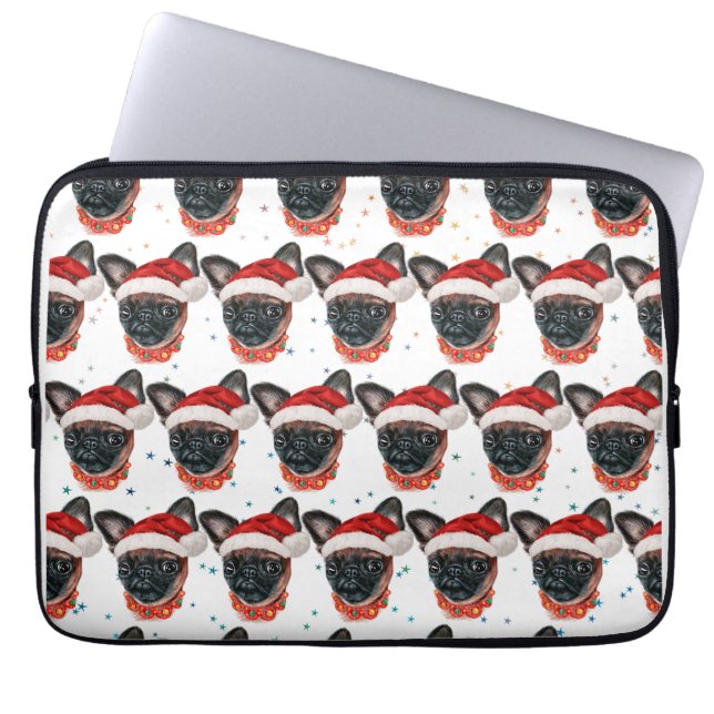 Brussels Griffon Dog Breed Christmas Laptop Sleeve (Voorkant)