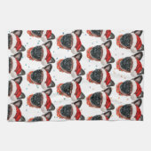 Brussels Griffon Dog Breed Christmas Theedoek (Horizontaal)