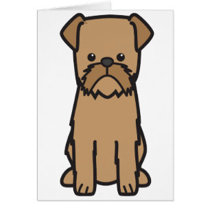 Brussels Griffon Dog Cartoon