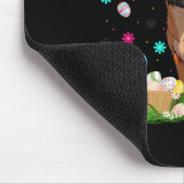 Brussels Griffon Dog Easter Egg Hunt Bunny Ear Hap Muismat (Hoek)