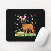Brussels Griffon Dog Easter Egg Hunt Bunny Ear Hap Muismat (Met muis)