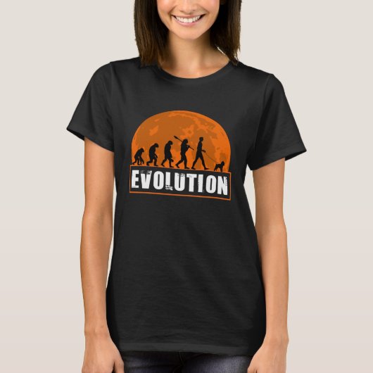 Brussels Griffon Dog Human Evolution  for Men Wome T-shirt (Voorkant)
