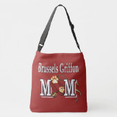 Brussels Griffon Dog MOM Crossbody Tas (Achterkant)