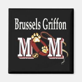 Brussels Griffon Dog MOM Magneet