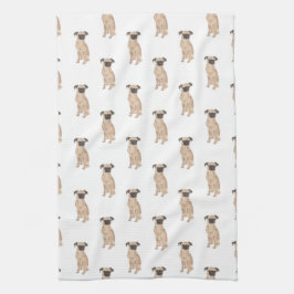 Brussels Griffon Dog Pattern Theedoek